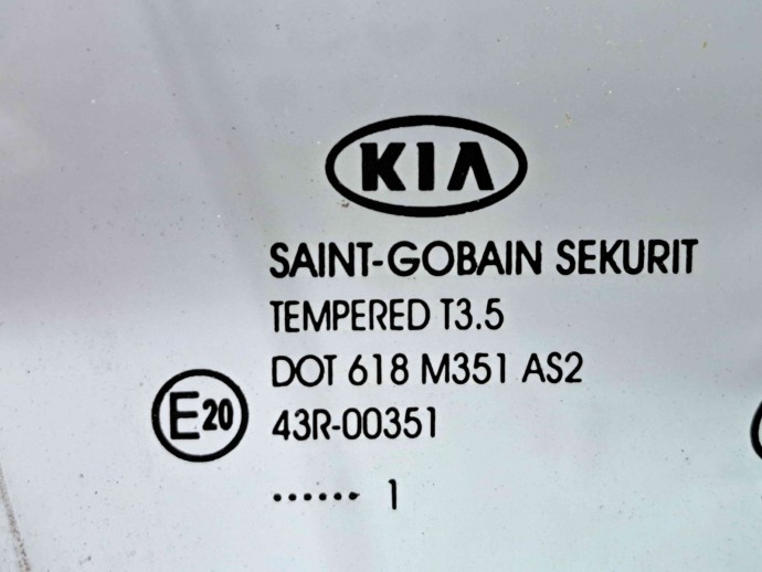 Geam usa dreapta fata Kia Sportage III [Fabr 2010-2016] OEM