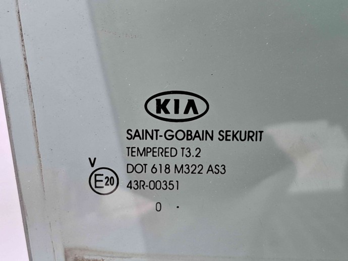 Geam usa dreapta spate Kia Sportage III [Fabr 2010-2016] OEM