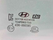 Geam usa dreapta spate Hyundai i40 Wagon [Fabr 2012-2019] OEM