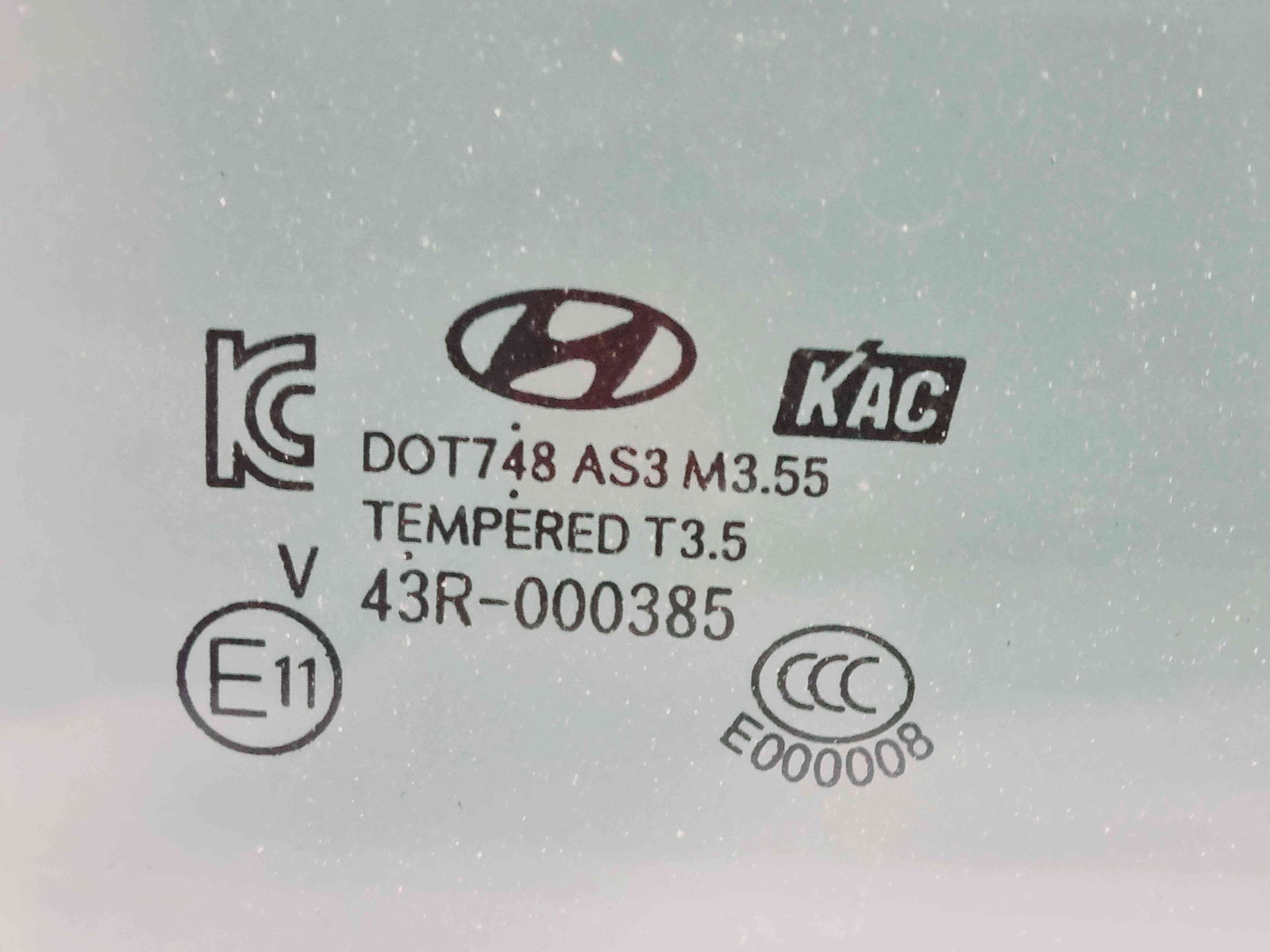 Geam usa dreapta spate Hyundai i40 Wagon [Fabr 2012-2019] OEM - imagine 2