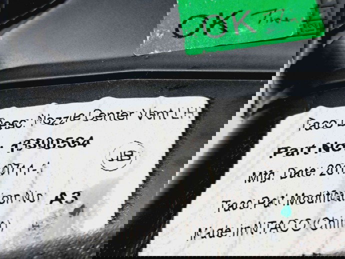  Grila aerisire centrala stanga Opel Astra J [Fabr 2009-2015] 13300564