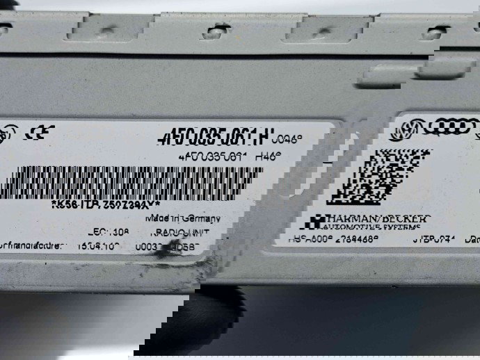   Unitate multimedia Audi A7 Sportback (4GA) [Fabr 2011-2017] 4F0035061H