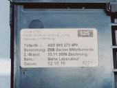   Scrumiera Audi A7 Sportback (4GA) [Fabr 2011-2017] 4G0863273