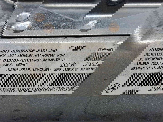  Airbag genunchi Mercedes Clasa C (W204) [Fabr 2007-2014] A2048602002