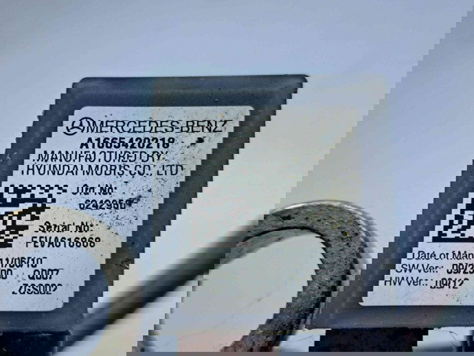  Borna baterie (-) Mercedes Clasa C (W204) [Fabr 2007-2014] A1665420218 