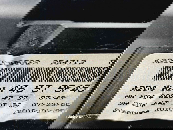  Display bord Mercedes Clasa C (W204) [Fabr 2007-2014] A2048204697