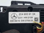  Panou comanda clima Mercedes Clasa C (W204) [Fabr 2007-2014] A2049009104