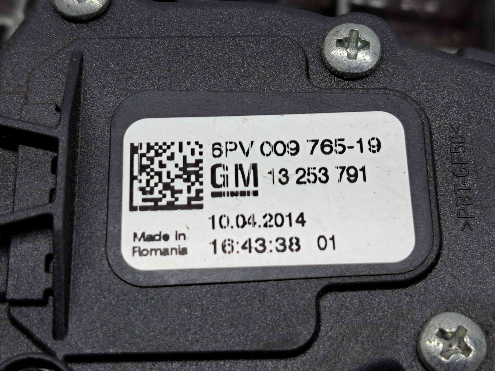 Pedala acceleratie Opel Zafira C (P12) [Fabr 2011-2017] 13253791 - imagine 3