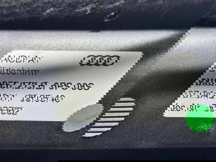  Display bord Audi A1 (8X1) [Fabr 2010-2018] 8X0857273B