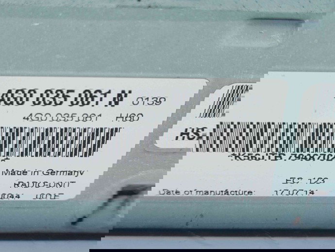   Unitate navigatie Audi A5 Sportback (8TA) [Fabr 2009-2015] 4G0035061N