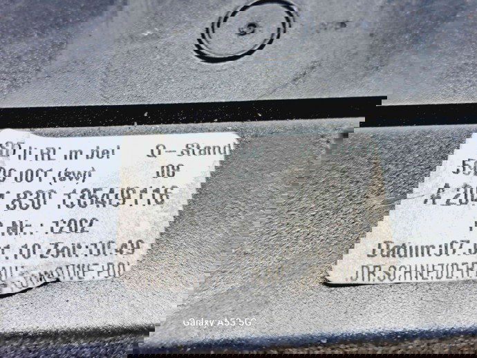  Grila aerisire stanga Mercedes Clasa C (W204) [Fabr 2007-2014] A2048301354