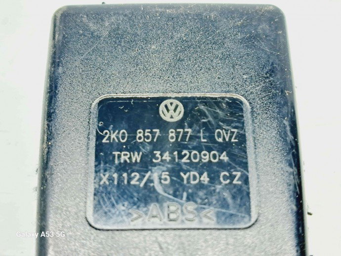  Capsa centura dreapta fata Volkswagen Caddy 3 Maxi Furgon (2CH) [Fabr 2007-2015] 2K0857877L