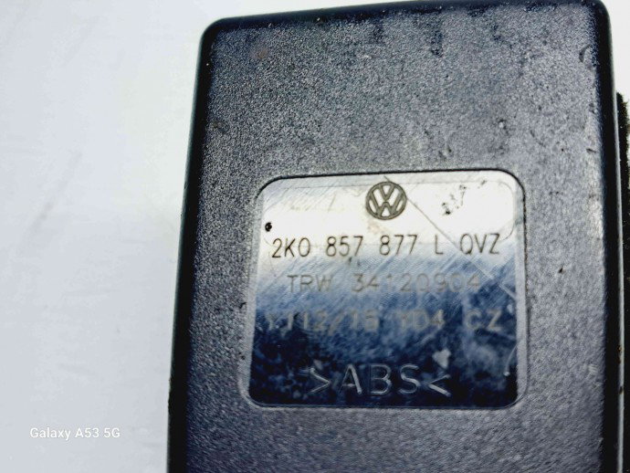  Capsa centura stanga fata Volkswagen Caddy 3 Maxi Furgon (2CH) [Fabr 2007-2015] 2K0857877L