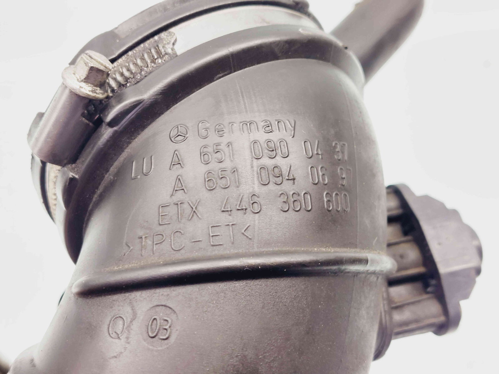 Tub admisie aer Mercedes Clasa E Coupe (C207) [Fabr 2009-2016] A6510900437 2.2 CDI 651925 125KW / 170CP - imagine 2