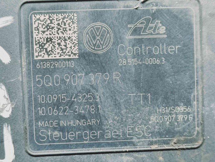 Pompa ABS Skoda Octavia 3 (5E3) [Fabr 2012-prezent] 5Q0614517Q | 5Q0907379R 2.0 TDI CKFC 110KW / 150CP