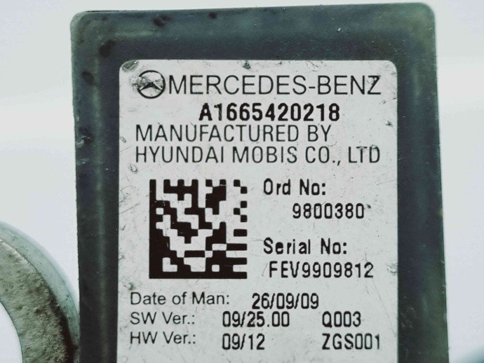   Borna baterie (-) Mercedes Clasa GLK (X204) [Fabr 2008-prezent] A1665420218  