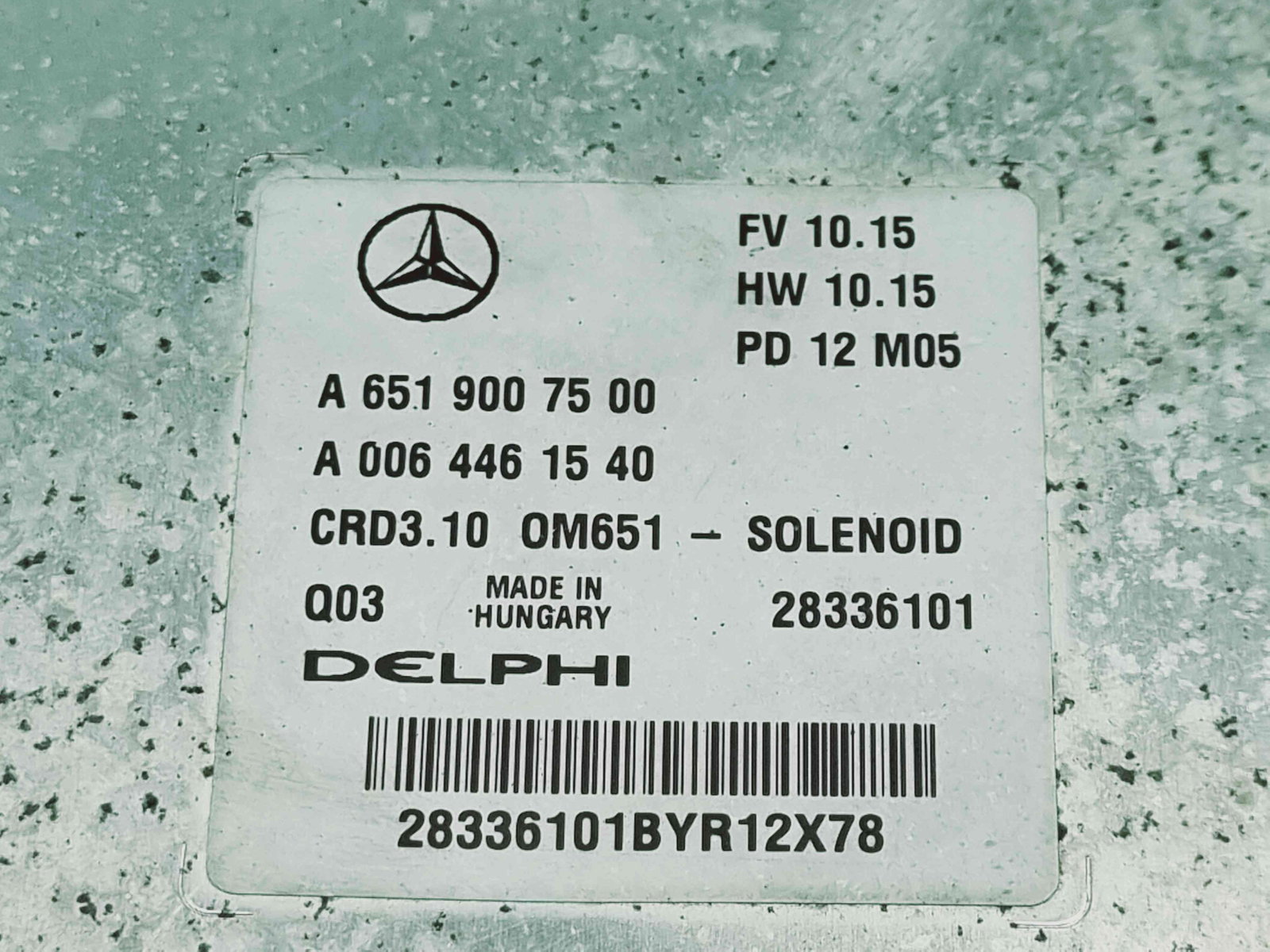 Calculator motor ECU Mercedes Clasa E (W212) AMG [Fabr 2009-2016] A6519007500 2.2 CDI 651924 125KW / 170CP 2.2 CDI 651924 125KW / 170CP - imagine 4
