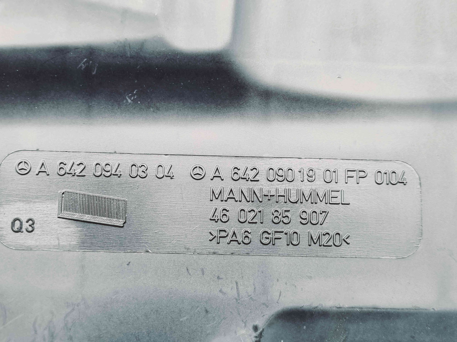 Carcasa filtru aer Mercedes Clasa GLK (X204) [Fabr 2008-prezent] A6420940304 3.0 CDI 642961 165KW / 225CP 3.0 CDI 642961 165KW / 225CP - imagine 2
