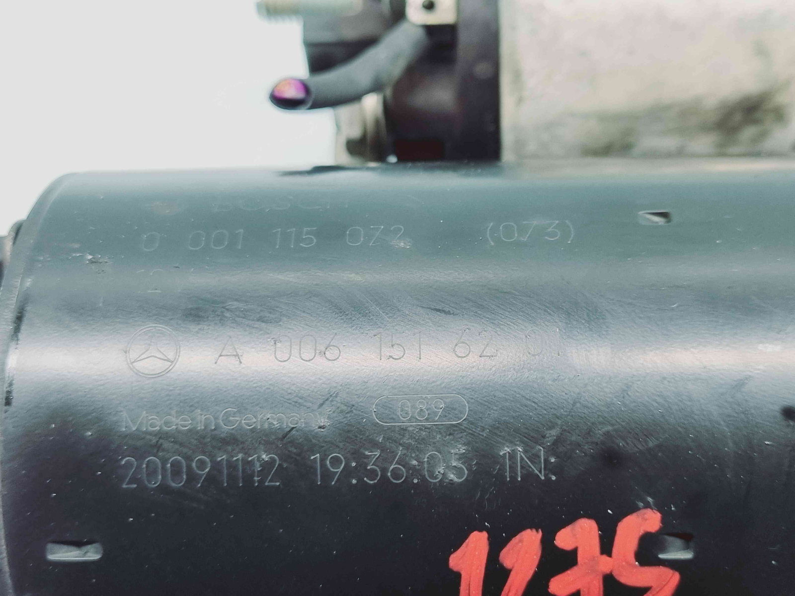 Electromotor 10 dinti Mercedes Clasa GLK (X204) [Fabr 2008-prezent] A0061516201 n 0001115072 3.0 CDI 642961165KW / 225CP 3.0 CDI 642961165KW / 225CP - imagine 4