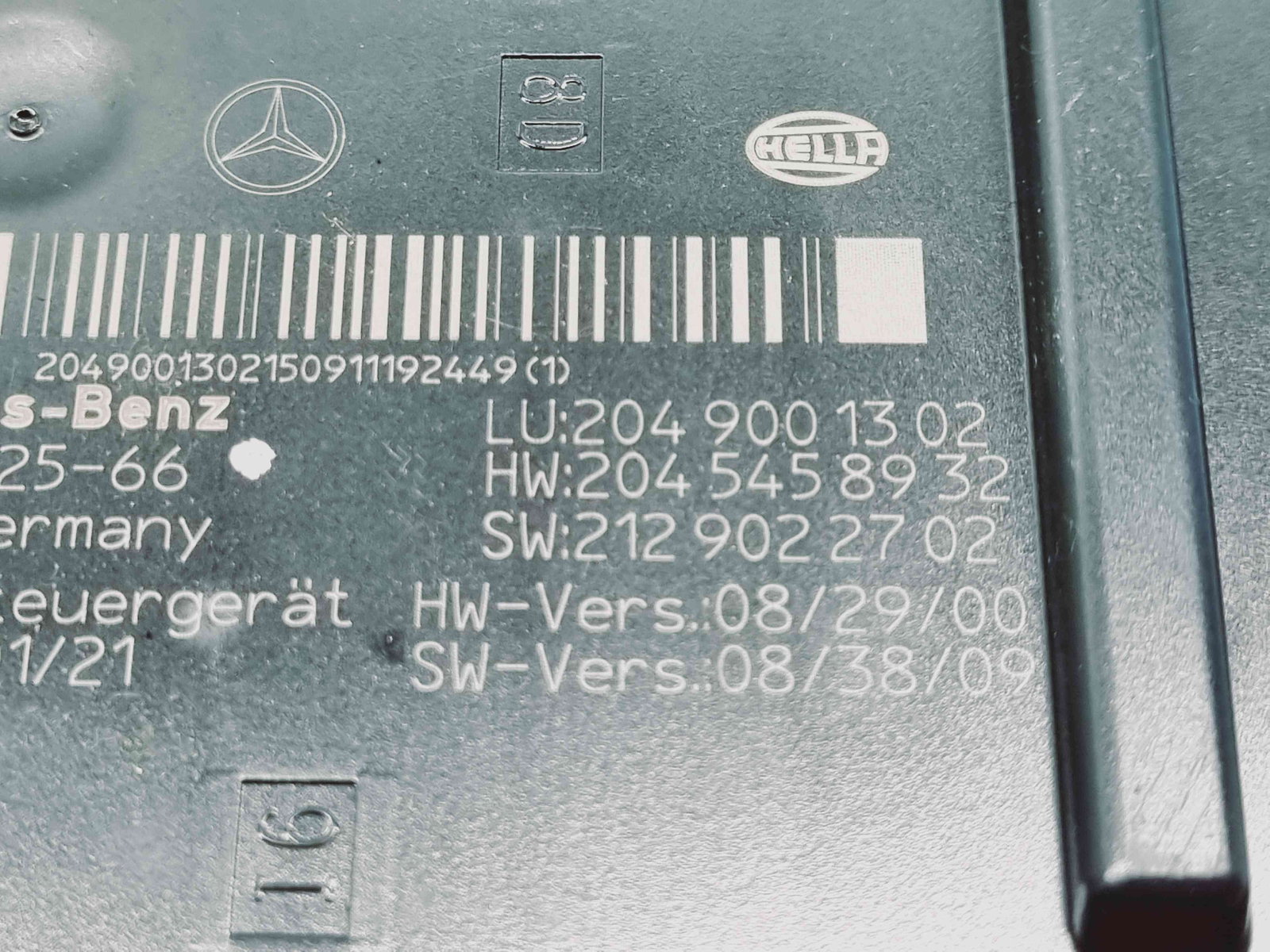 Modul confort Mercedes Clasa GLK (X204) [Fabr 2008-prezent] 2049001302 3.0 CDI 642961 165KW / 225CP - imagine 2