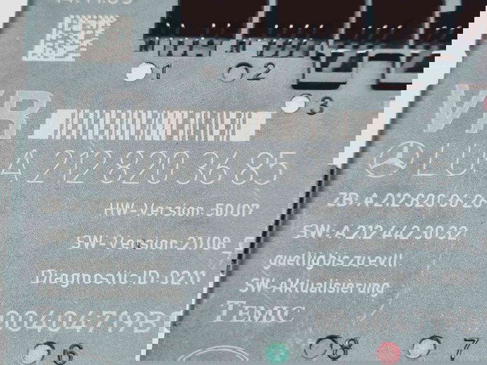   Modul confort Mercedes Clasa GLK (X204) [Fabr 2008-prezent] A2128203685