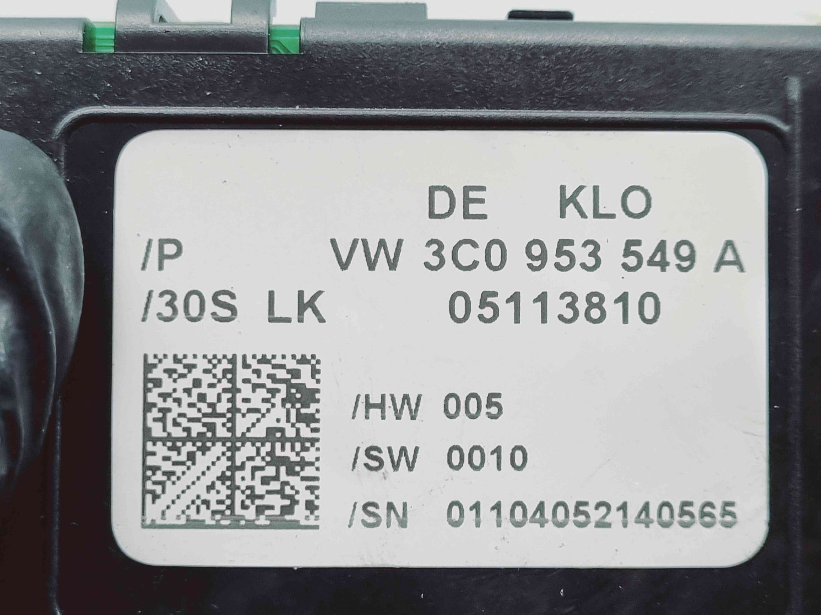 Modul confort Volkswagen Passat B6 Variant (3C5) [Fabr 2005-2010] 3C0953549A - imagine 2