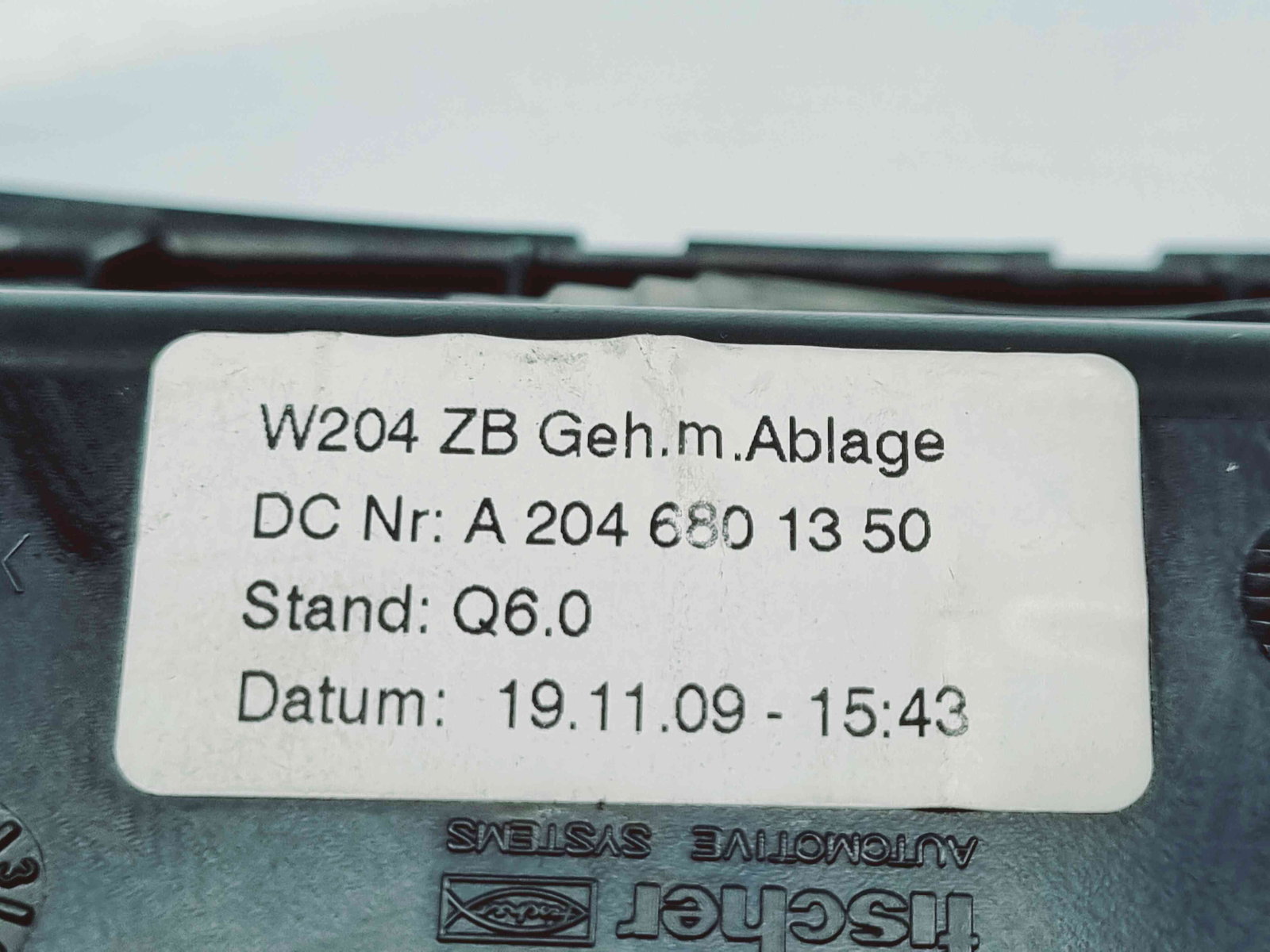 Scrumiera Mercedes Clasa GLK (X204) [Fabr 2008-prezent] A2046801350 3.0 CDI 642961 165KW / 225CP - imagine 4