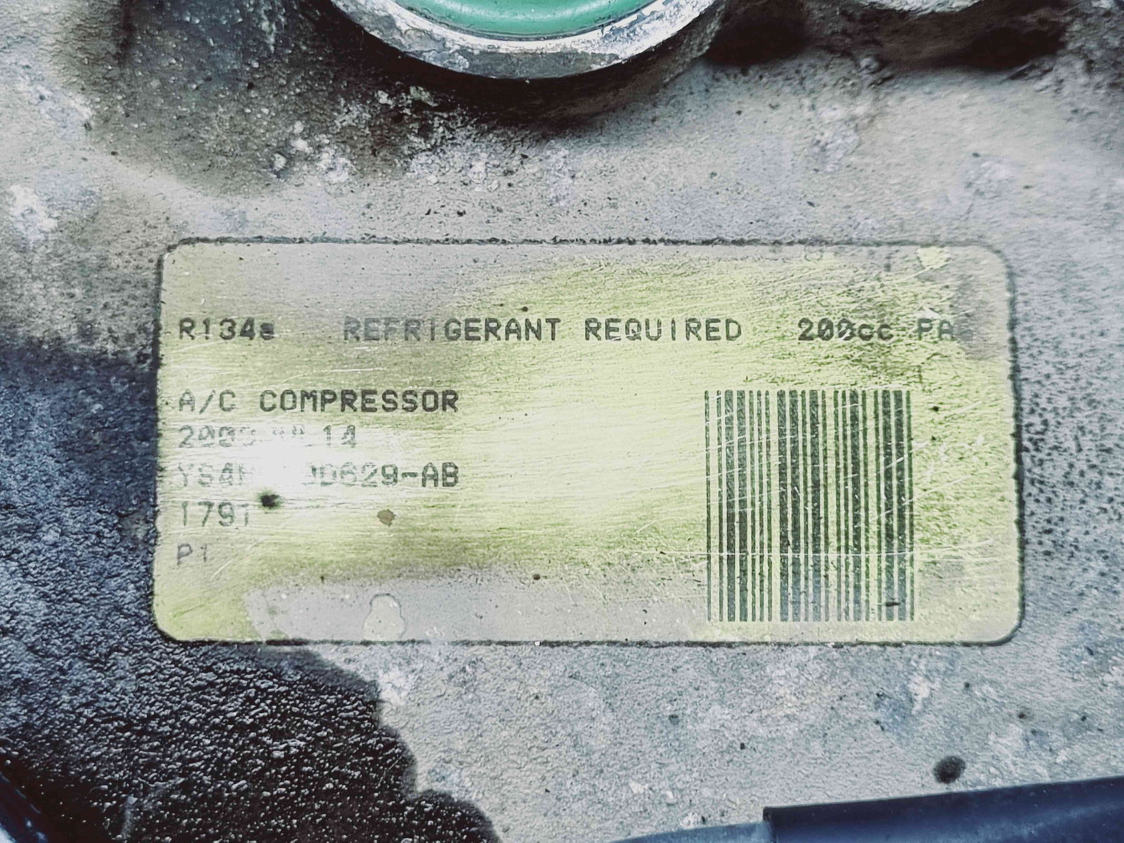 Compresor clima Ford Fiesta 5 [Fabr 2001-2010] YS4H-19D629-AB 1.25 Benz FUJA 51KW / 70CP 1.25 Benz FUJA 51KW / 70CP - imagine 6