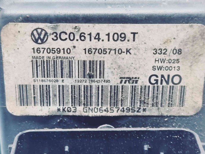 Pompa ABS Volkswagen Passat B6 Variant (3C5) [Fabr 2005-2010] 3C0614109T 2.0 TDI CBAB 103KW / 140CP 2.0 TDI CBAB 103KW / 140CP