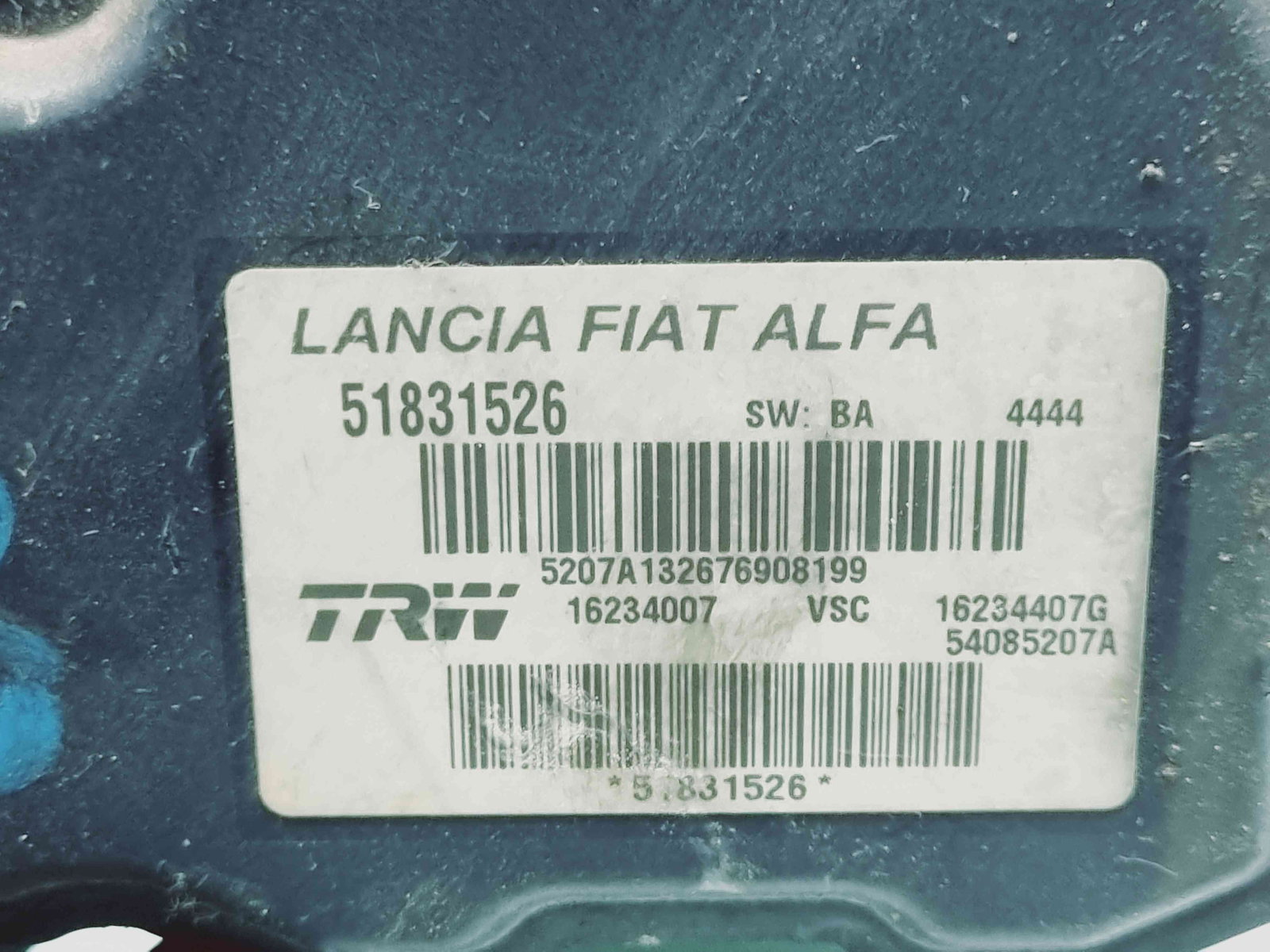 Pompa ABS Alfa Romeo 159 Sportwagon (939) [Fabr 2006-20011] 51831526 1.9 JTD 618247 110KW / 150CP 1.9 JTD 618247 110KW / 150CP - imagine 3