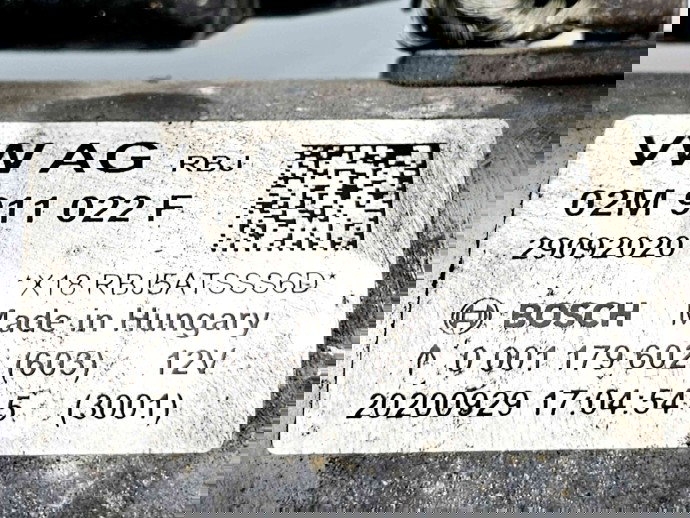   Electromotor 13 dinti Skoda Fabia 3 Combi (NJ5) [Fabr 2014-2022] 02M911022F | 0001179602  1.3 Benz DKLD70KW / 95CP  1.3 Benz DKLD70KW / 95CP