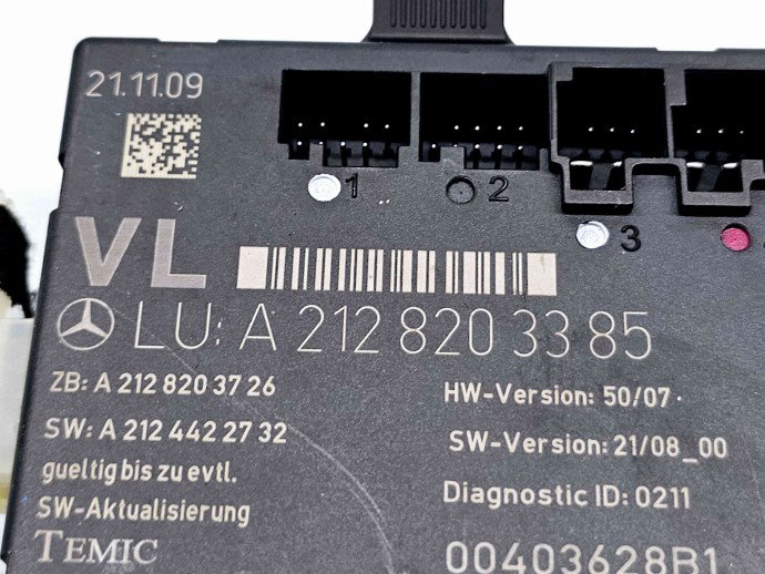   Modul confort Mercedes Clasa GLK (X204) [Fabr 2008-prezent] A2128203385