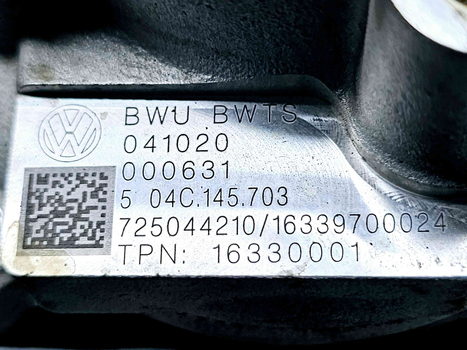 Turbina Skoda Fabia 3 Combi (NJ5) [Fabr 2014-2022] 04C145703 1.3 Benz DKLD 70KW / 95CP 1.3 Benz DKLD 70KW / 95CP - imagine 3