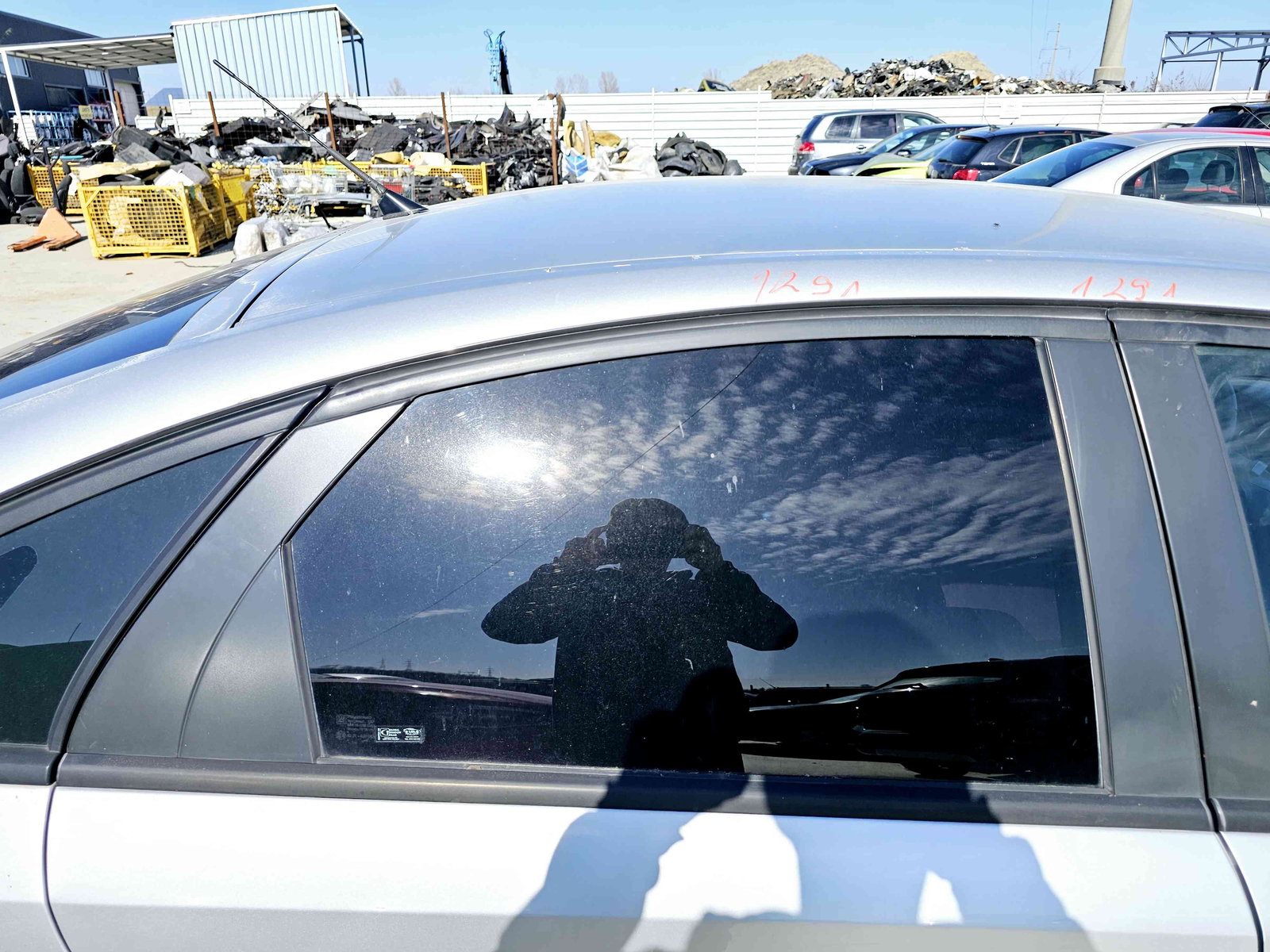 Geam usa dreapta spate Opel Vectra C [Fabr 2003-2008] OEM