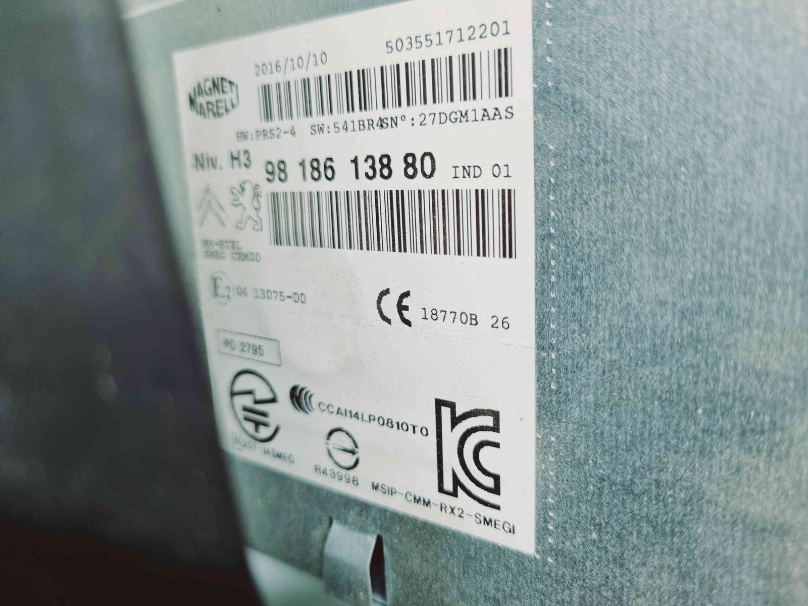 Unitate multimedia Peugeot 308 (II) SW [Fabr 2013-prezent] 9818613880 - imagine 4