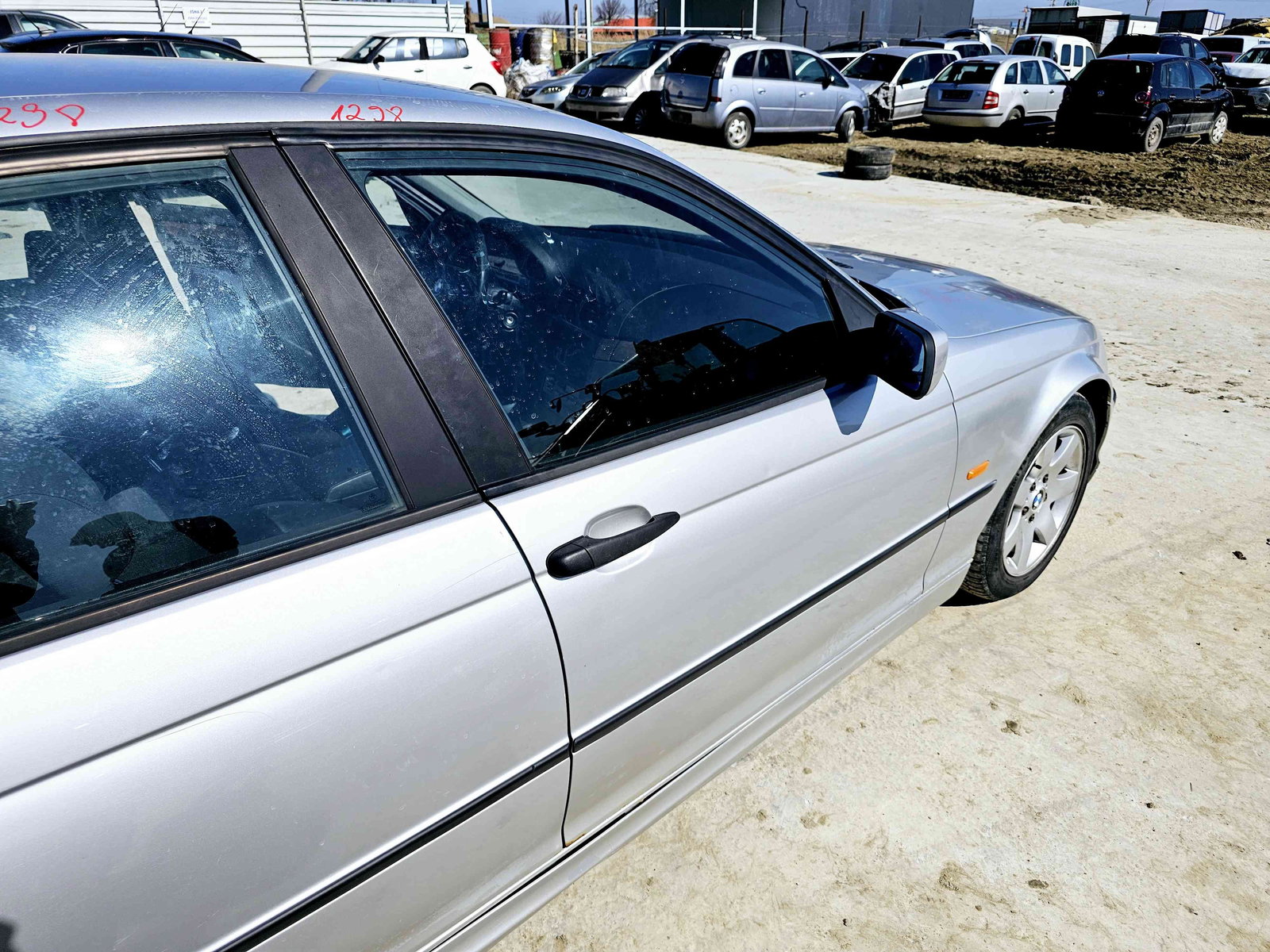 Usa dreapta fata Bmw 3 (E46) [Fabr 1998-2005] 354 TITANSILBER METL - imagine 2