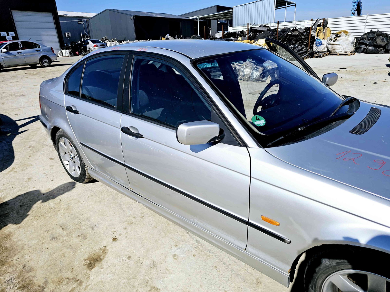 Usa dreapta fata Bmw 3 (E46) [Fabr 1998-2005] 354 TITANSILBER METL - imagine 3