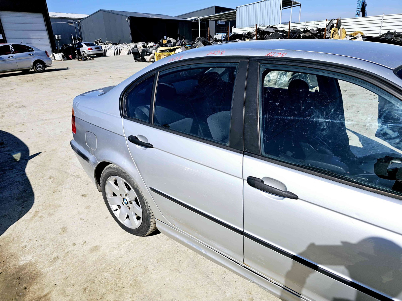 Usa dreapta spate Bmw 3 (E46) [Fabr 1998-2005] 354 TITANSILBER METL - imagine 3