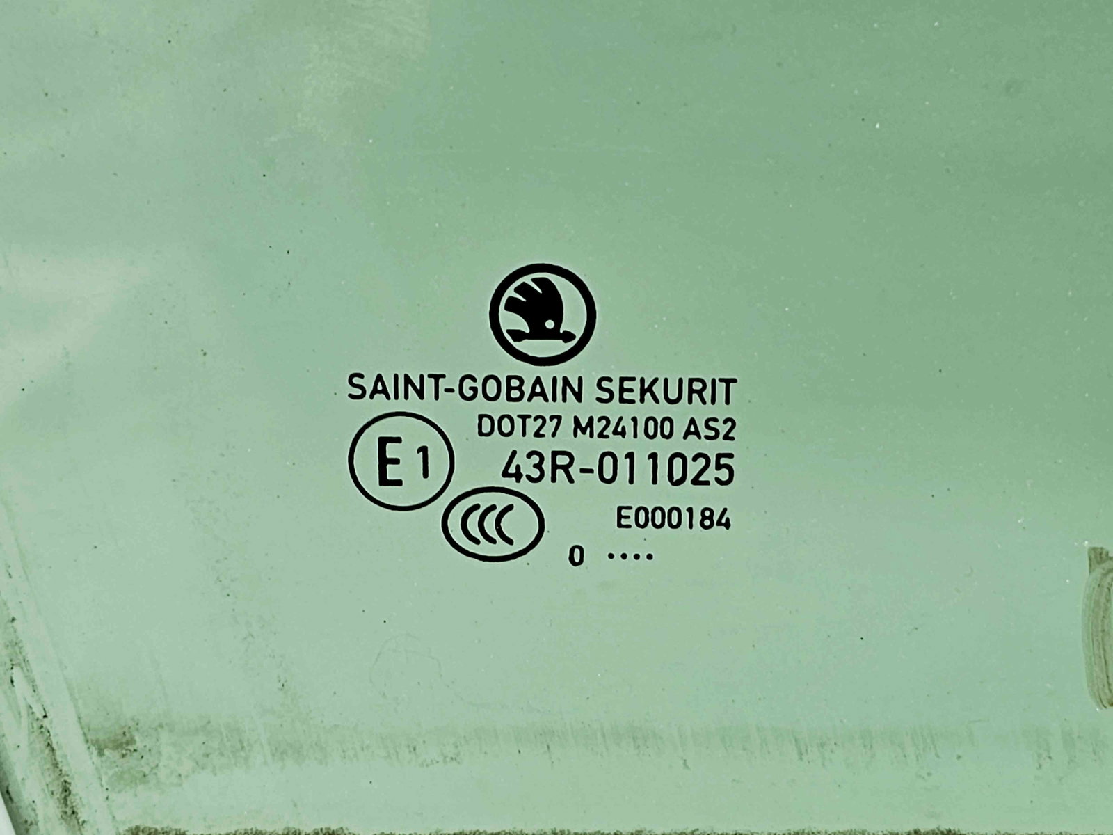 Geam usa dreapta fata Skoda Fabia 3 Combi (NJ5) [Fabr 2014-2022] OEM - imagine 2