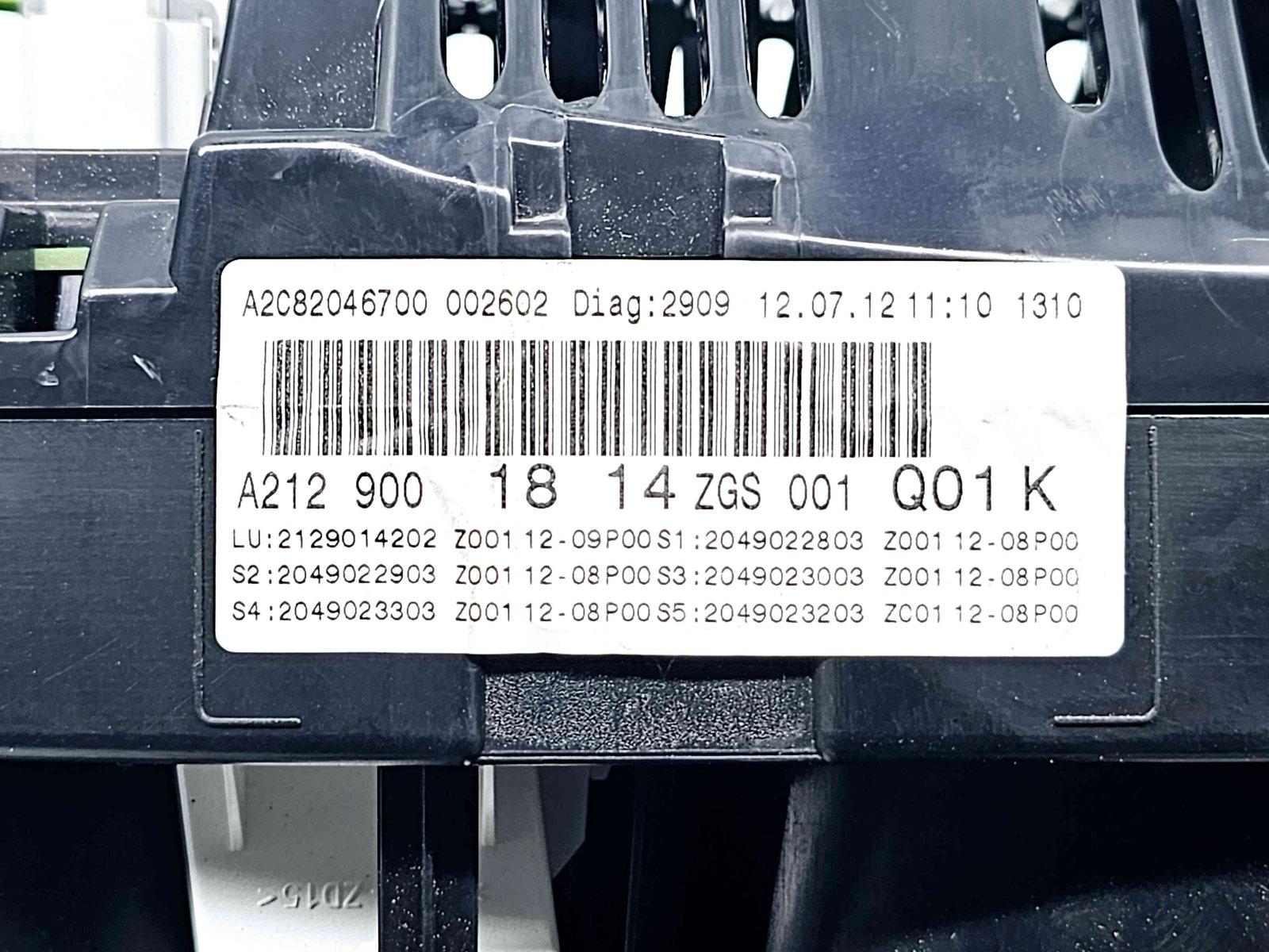 Ceas bord Mercedes Clasa E (W212) AMG [Fabr 2009-2016] A2129001814 - imagine 4