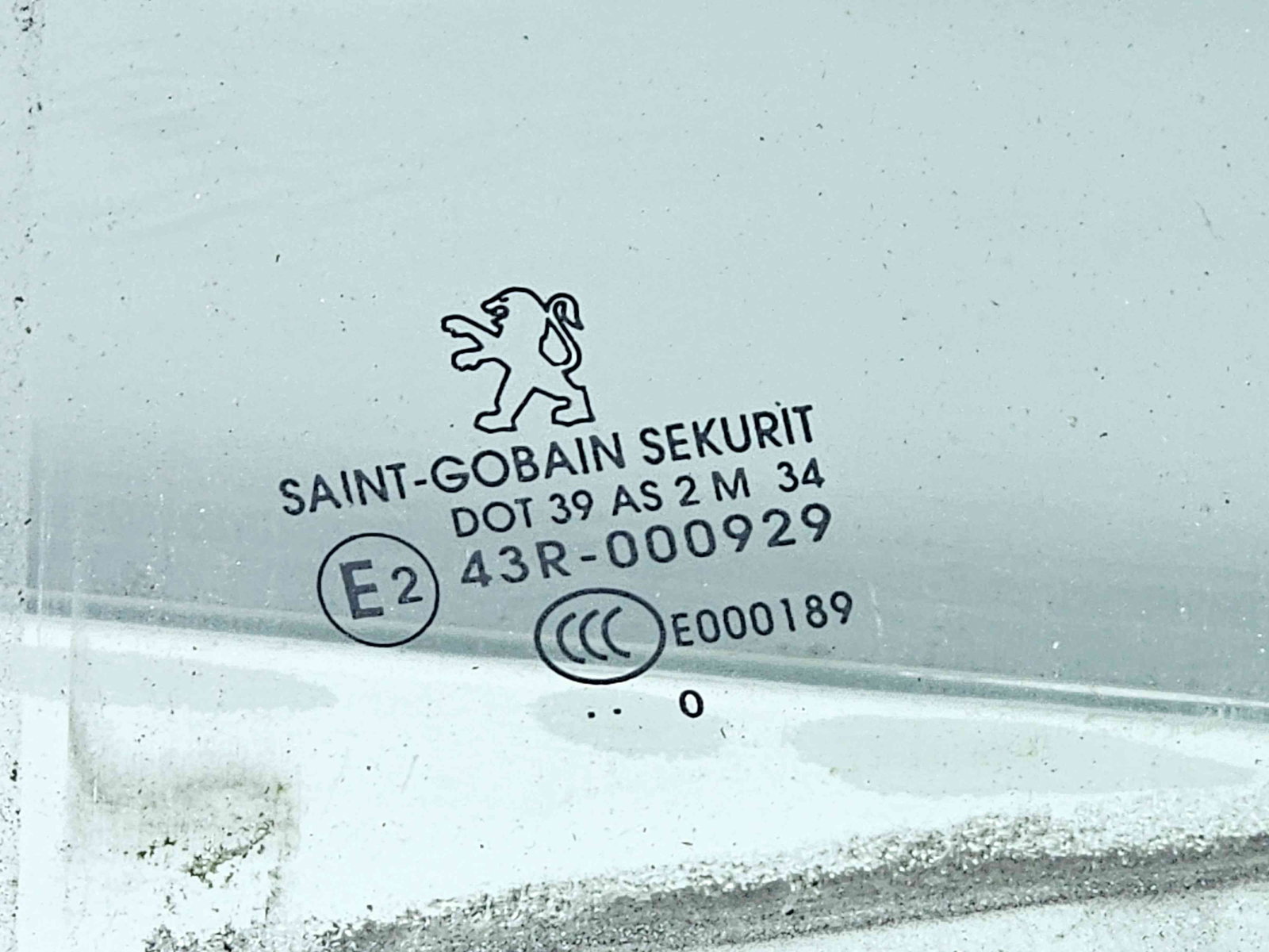 Geam usa stanga spate Peugeot 308 [Fabr 2007-2013] OEM - imagine 2