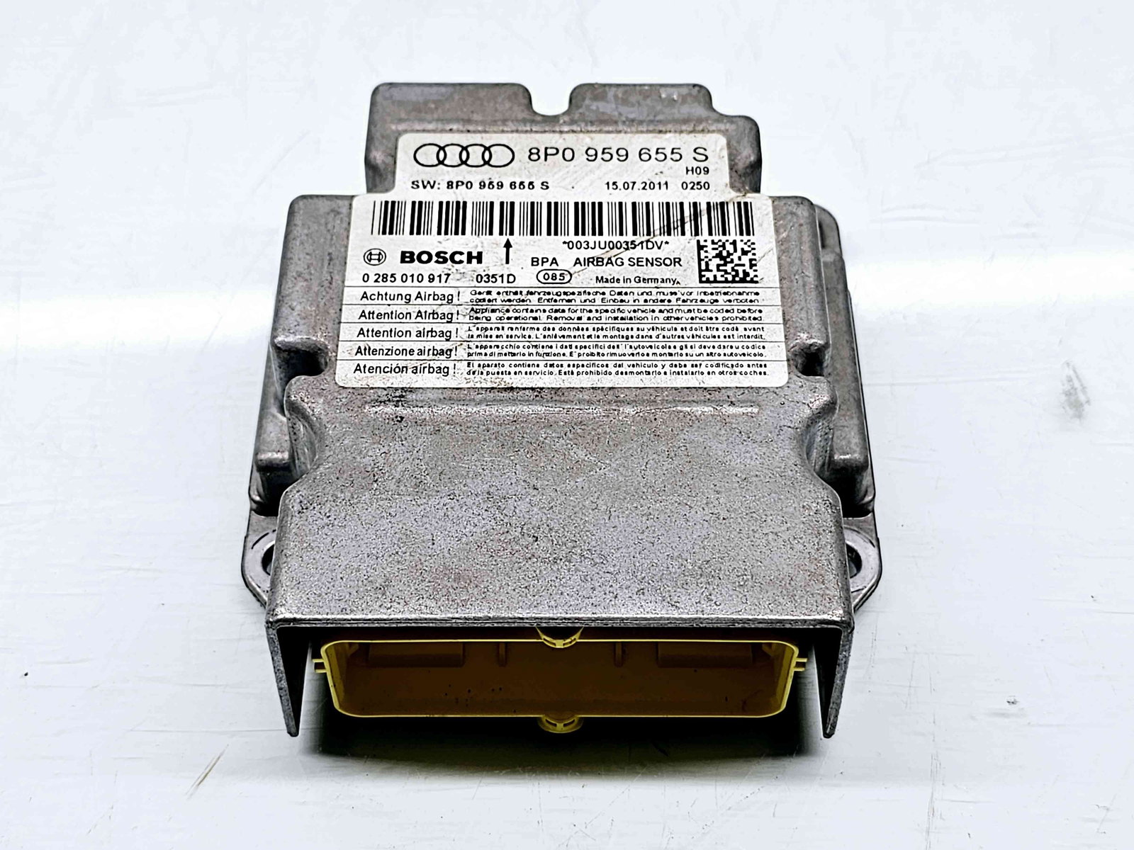 Calculator airbag Audi A3 Sportback (8PA) [Fabr 2004-2013] Facelift 8P0959655S 1.6 TDI CAYC 77KW / 105CP 1.6 TDI CAYC 77KW / 105CP - imagine 1