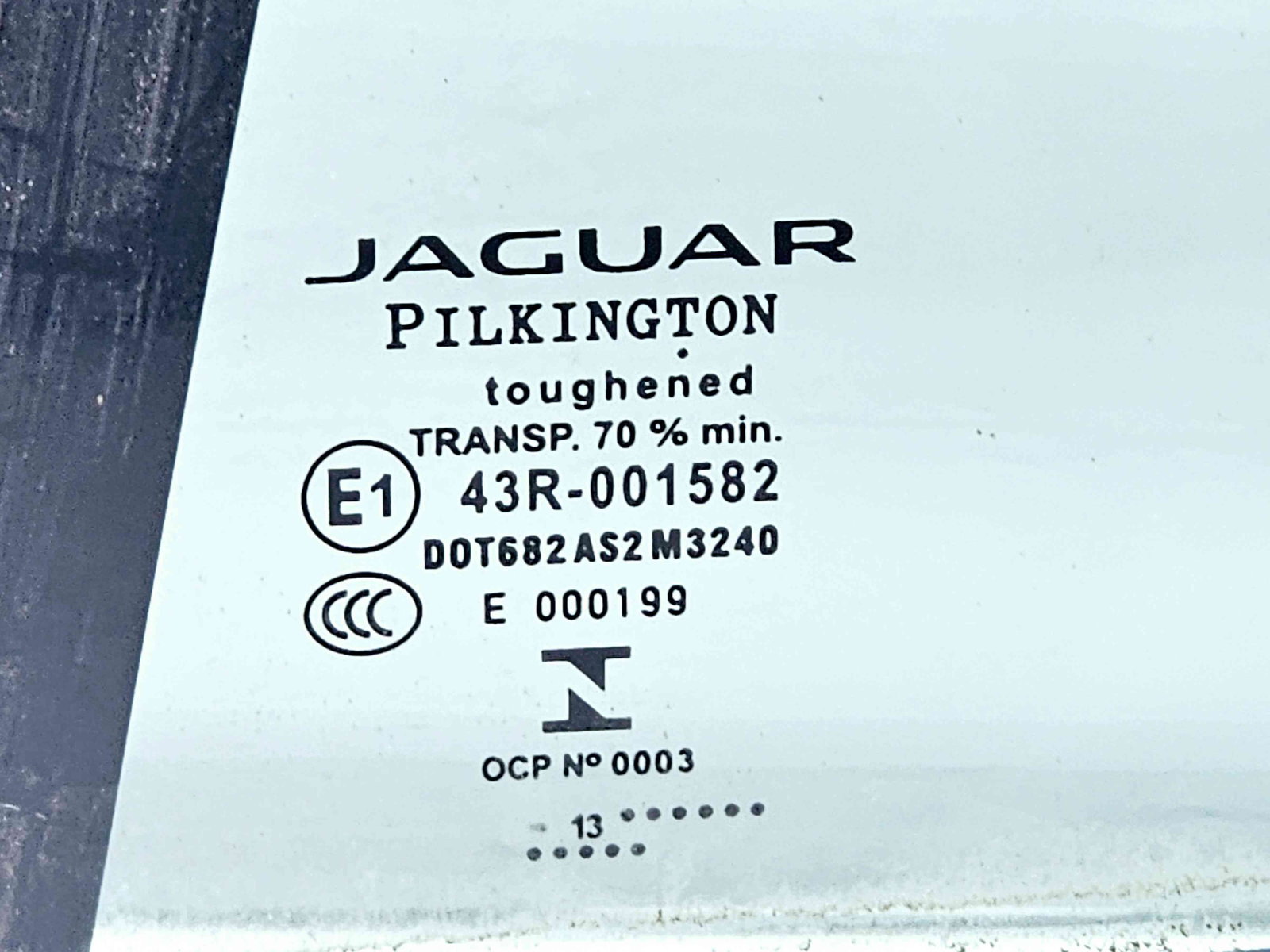 Geam fix usa stanga spate Jaguar XF (X250) [Fabr 2008-2015] Facelift OEM - imagine 2