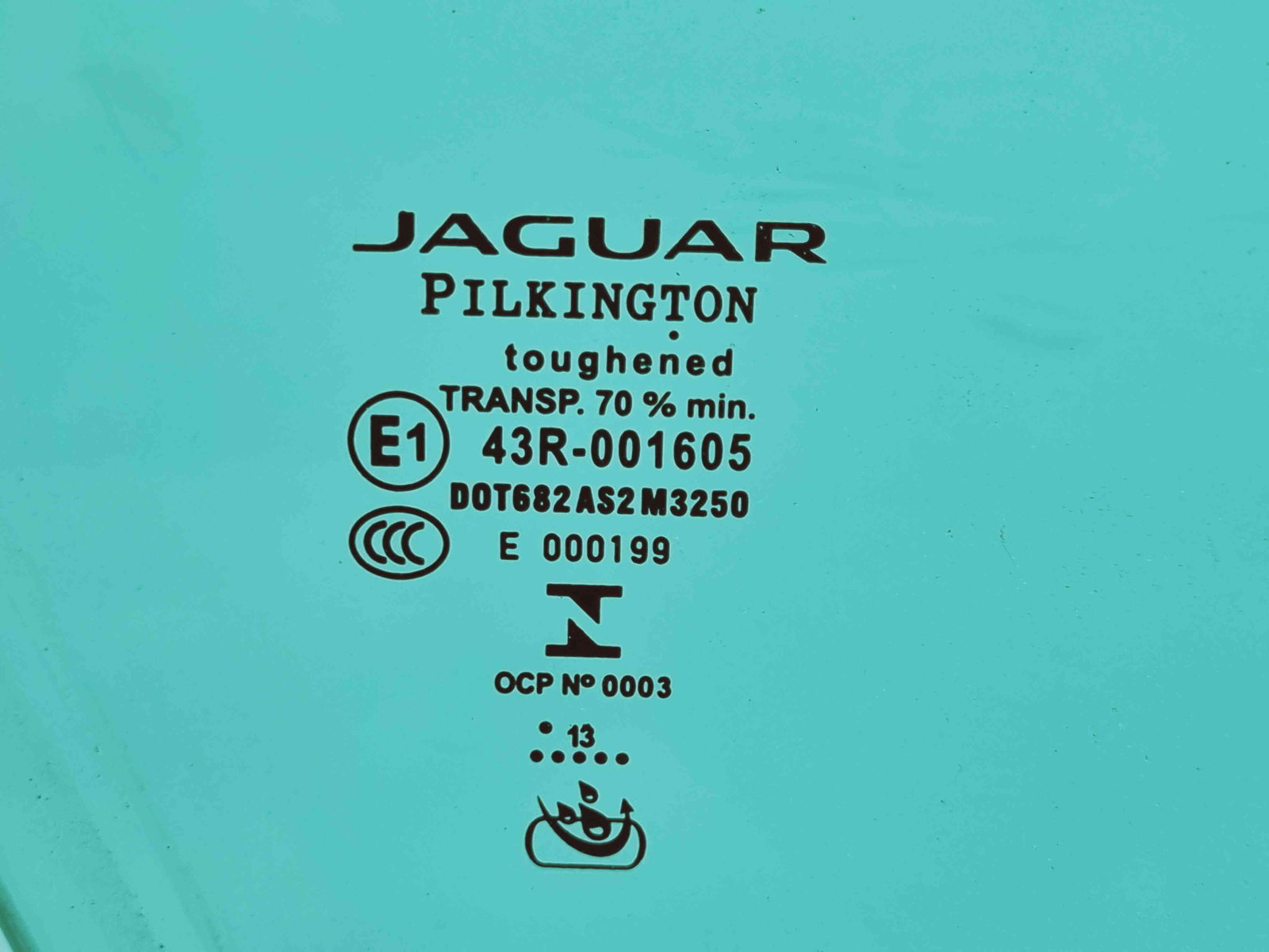 Geam usa dreapta fata Jaguar XF (X250) [Fabr 2008-2015] Facelift OEM - imagine 2