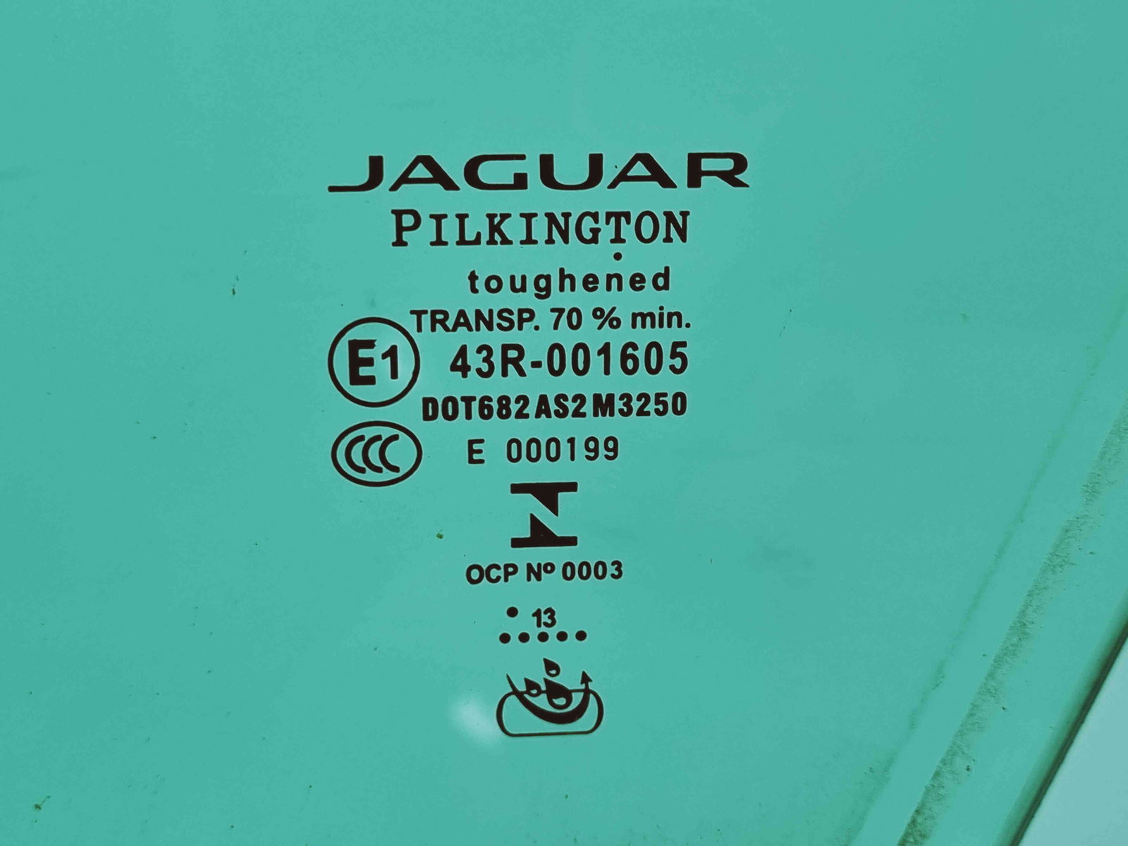 Geam usa stanga fata Jaguar XF (X250) [Fabr 2008-2015] Facelift OEM - imagine 2