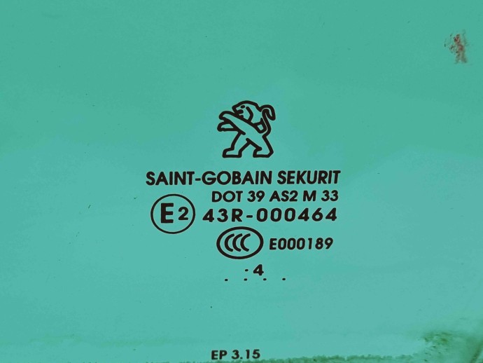 Geam usa stanga fata Peugeot 2008 [Fabr 2013-prezent] OEM