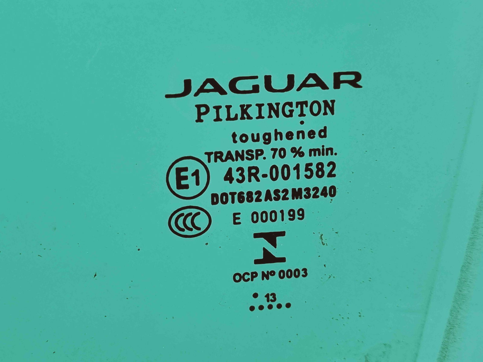 Geam usa stanga spate Jaguar XF (X250) [Fabr 2008-2015] Facelift OEM - imagine 2