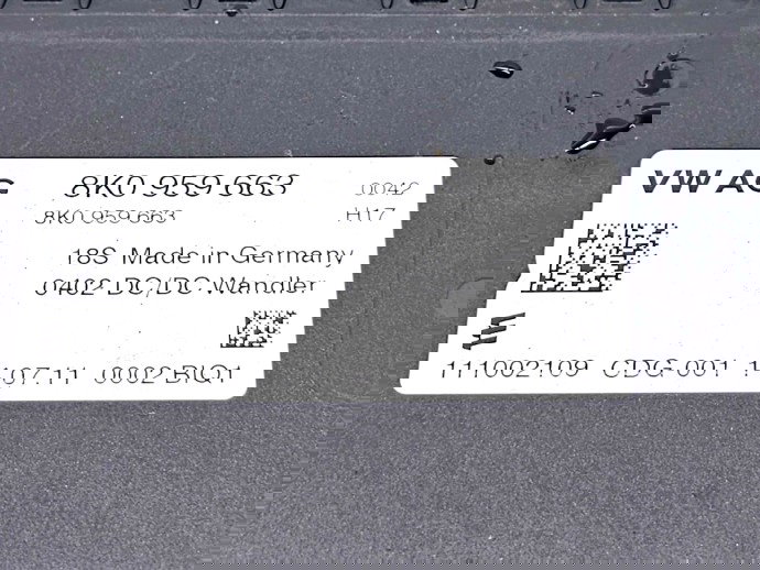   Modul stabilizator tensiune Audi A3 Sportback (8PA) [Fabr 2004-2013] Facelift 8K0959663