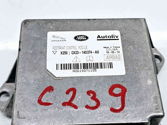 Calculator airbag Jaguar XF (X250) [Fabr 2008-2015] Facelift CX23-14D374-AD 2.2 CRDI DW12C 147KW / 200CP 2.2 CRDI DW12C 147KW / 200CP
