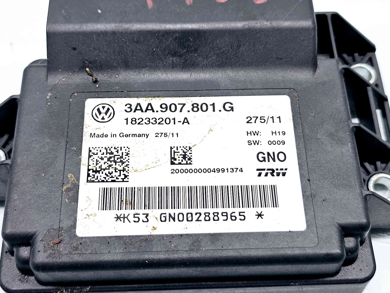 Calculator frana de mana Volkswagen Passat B7 (362) [Fabr 2010-2014] 3AA907801G 2.0 TDI CFFB 103KW / 140CP 2.0 TDI CFFB 103KW / 140CP - imagine 2